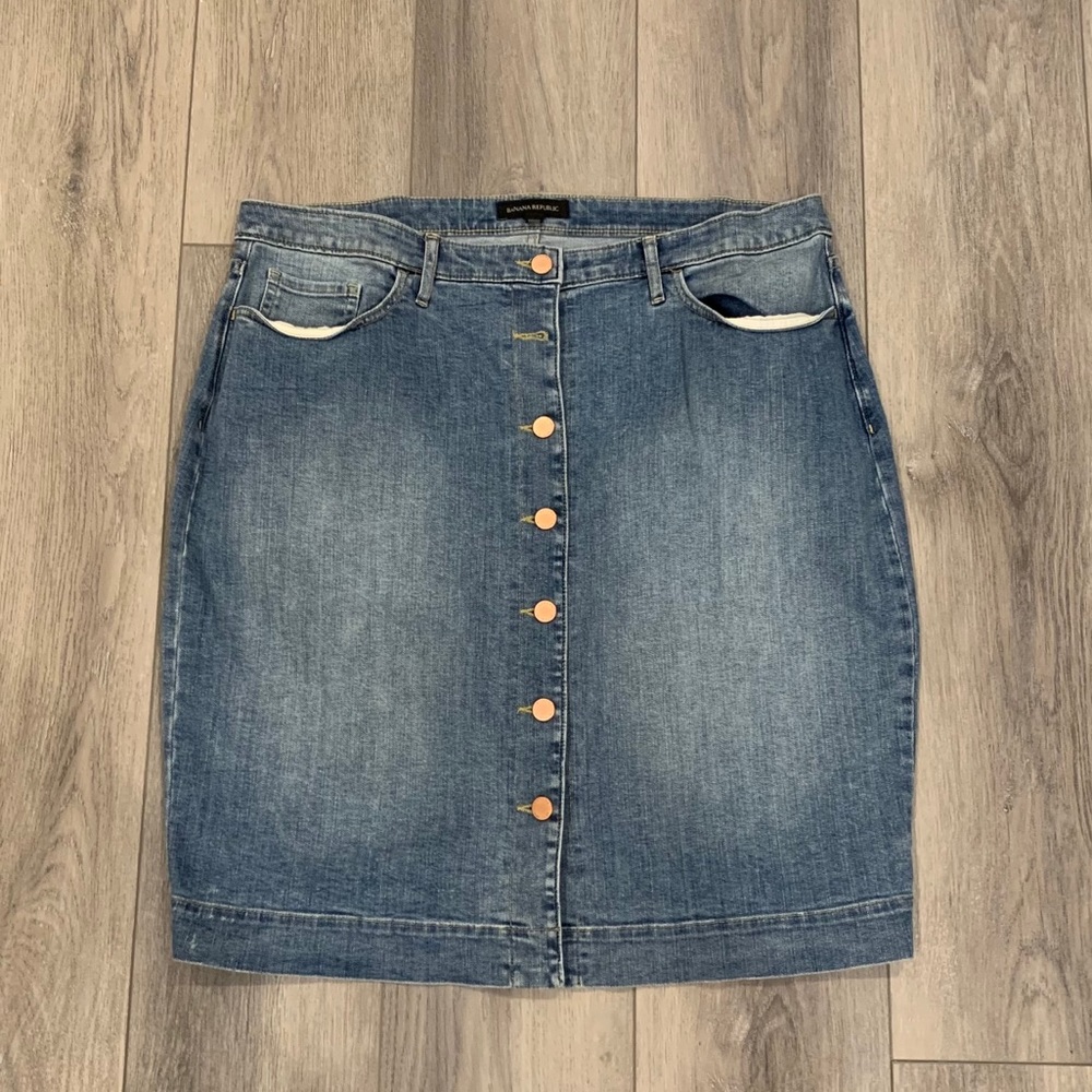 jean skirt size 16! gently used!!
